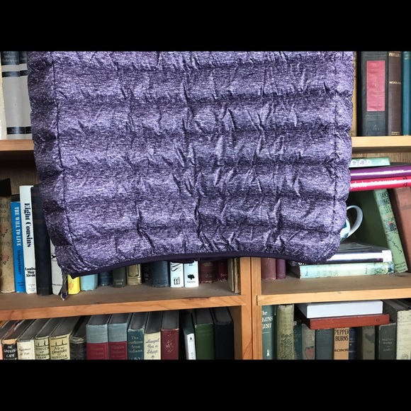 Purple Packable Down Vest Size M - Picture 6 of 8